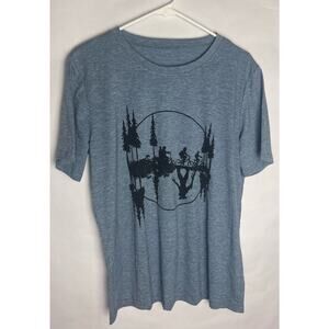 Stranger Things Netflix Short Sleeve Graphic T-Shirt, Size Large, Blue